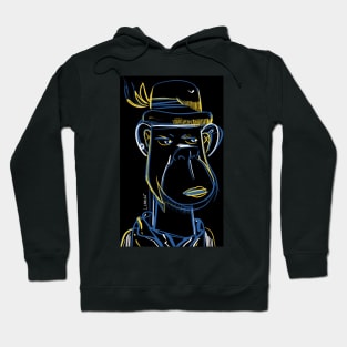 and ape bored and boring ecopop fancy dandy art Hoodie